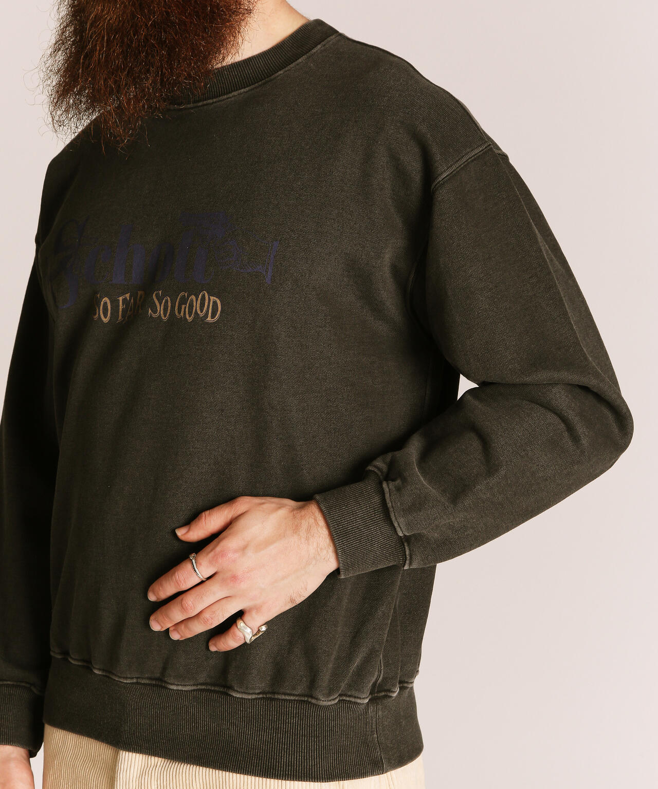 PIGMENT SO FAR SO GOOD CREW SWEAT/スウェット