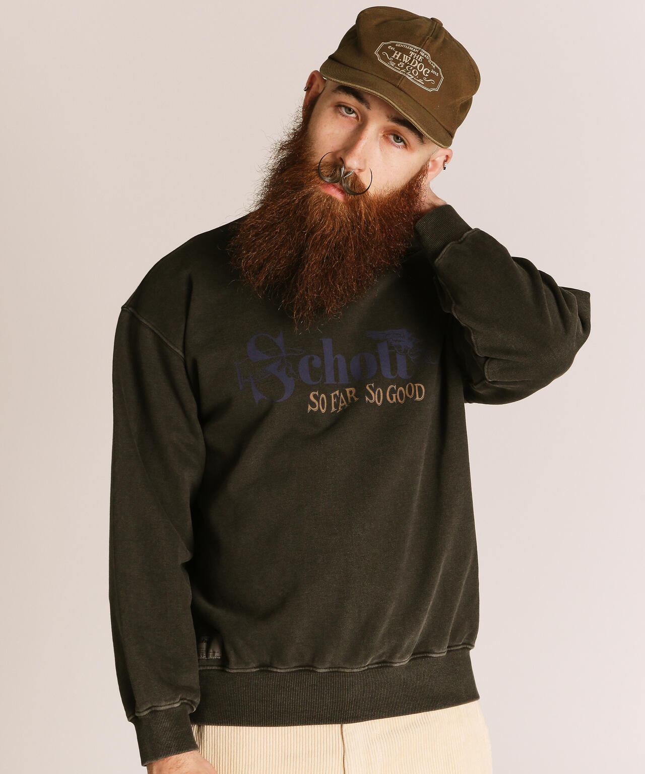PIGMENT SO FAR SO GOOD CREW SWEAT/スウェット