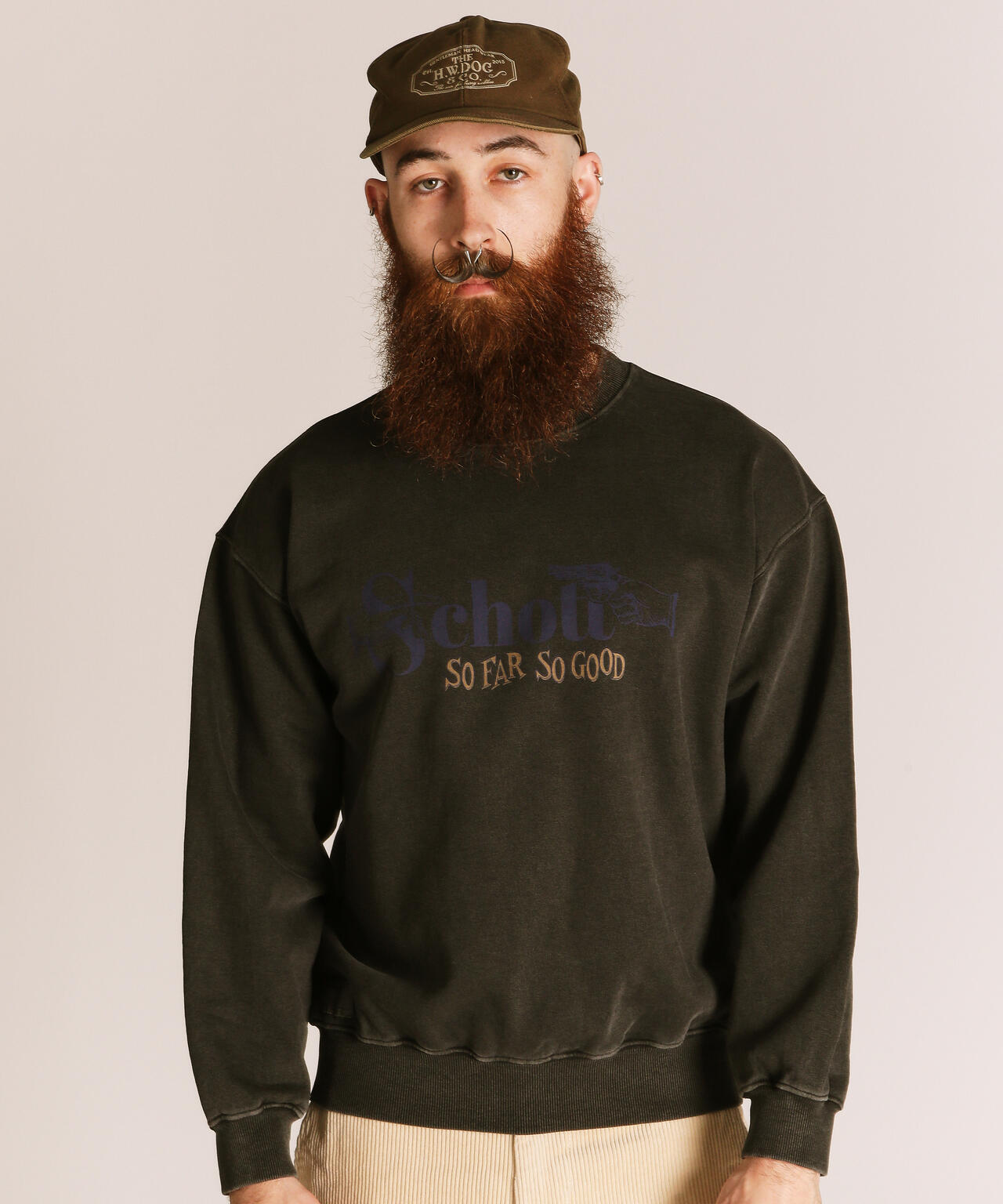 PIGMENT SO FAR SO GOOD CREW SWEAT/スウェット