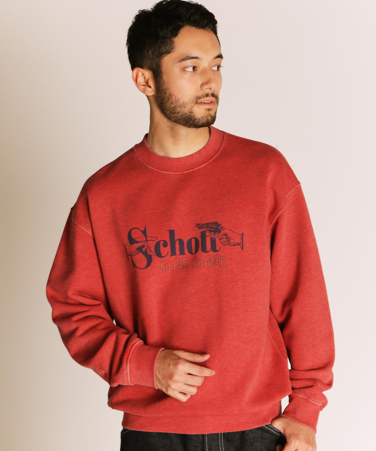PIGMENT SO FAR SO GOOD CREW SWEAT/スウェット