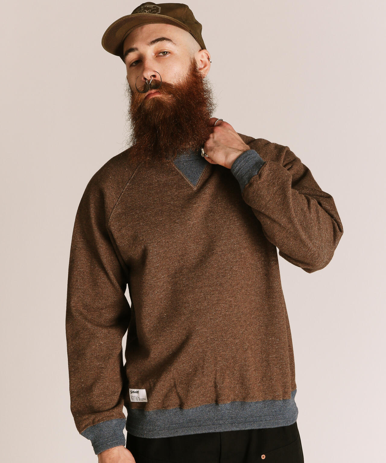 2TONE CREW SWEAT/2トーン クルースウェット