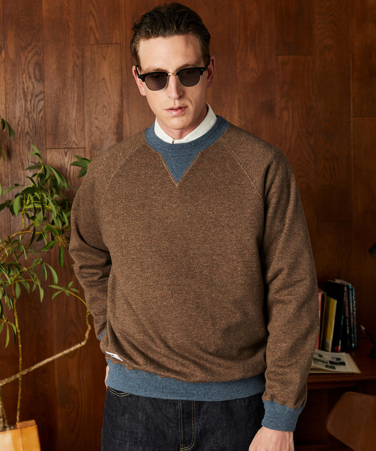 2TONE CREW SWEAT/2トーン クルースウェット