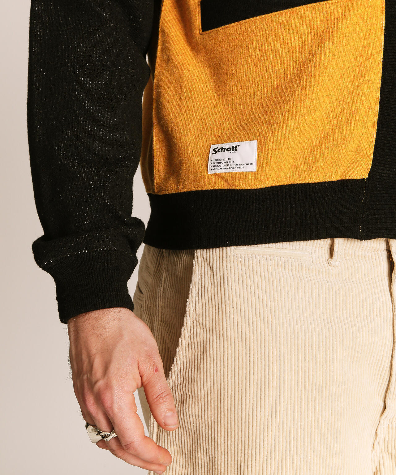 2TONE SWEAT CARDIGAN/2トーン スウェット カーディガン