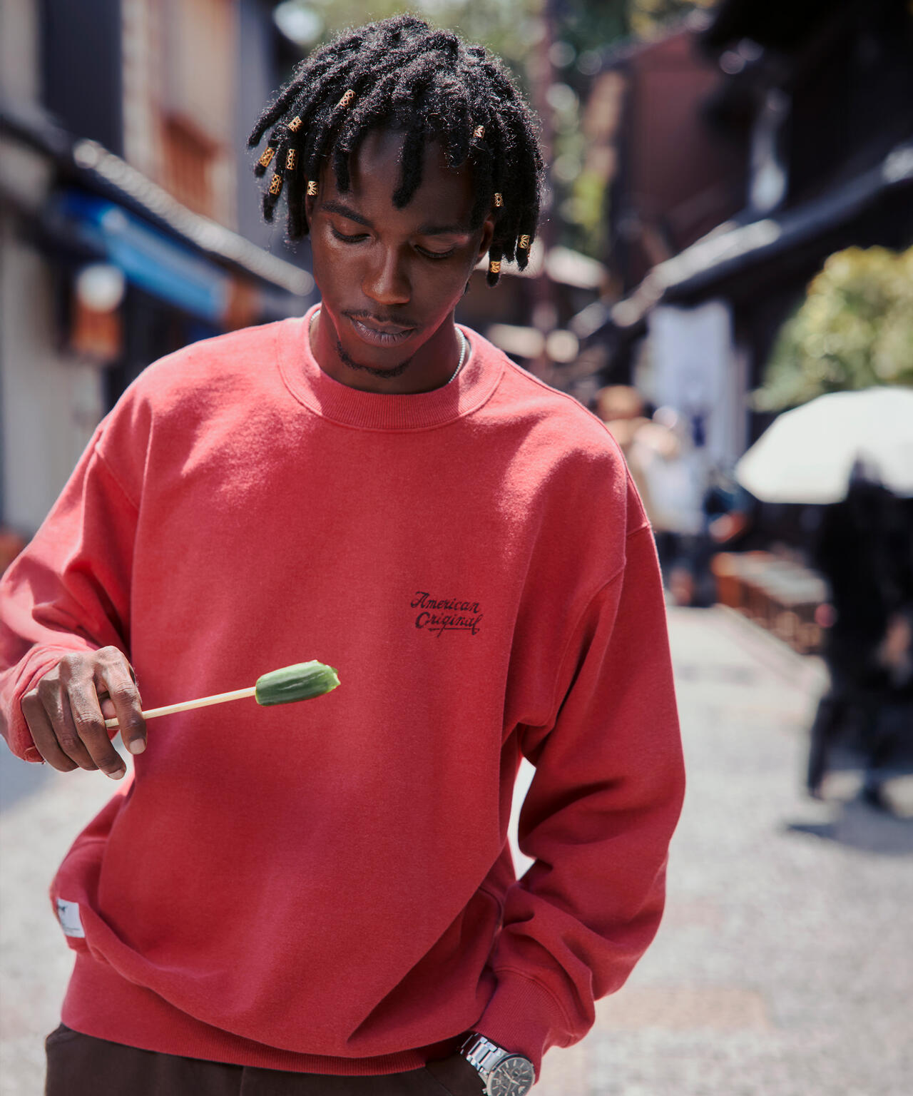 AMERICAN ORIGINAL SNOW WASH CREW SWEAT/アメリカン オリジナル スノーウォッシュ クルースウェット