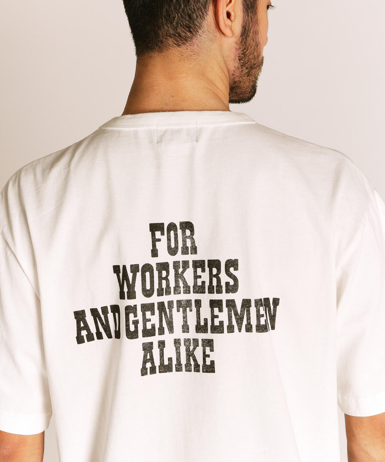 FOR WORKERS AND GENTLEMEN ALIKE T-SHIRT/フォーワークスジェントルマン アライク Tシャツ