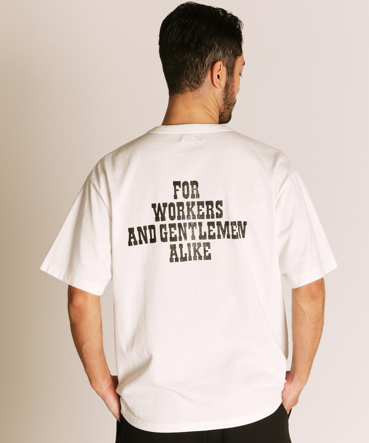 FOR WORKERS AND GENTLEMEN ALIKE T-SHIRT/フォーワークスジェントルマン アライク Tシャツ