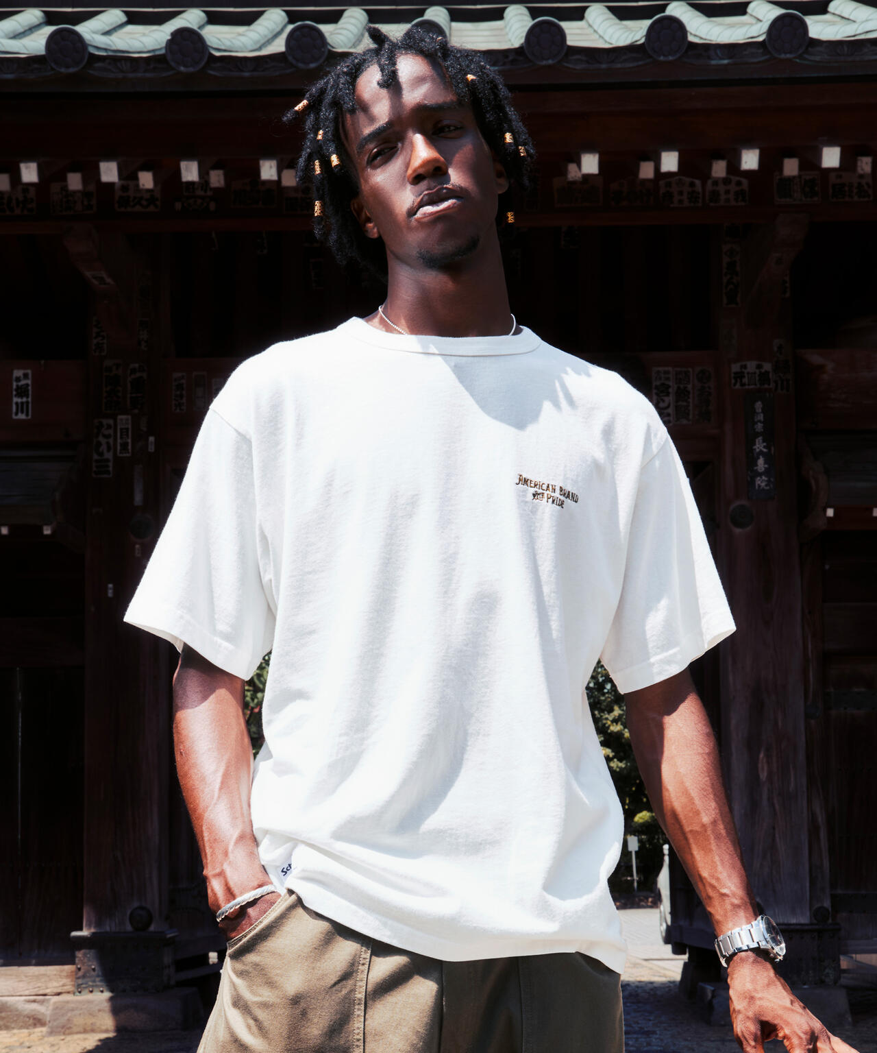 EMB. TIGER T-SHIRT/刺繍 タイガーTシャツ