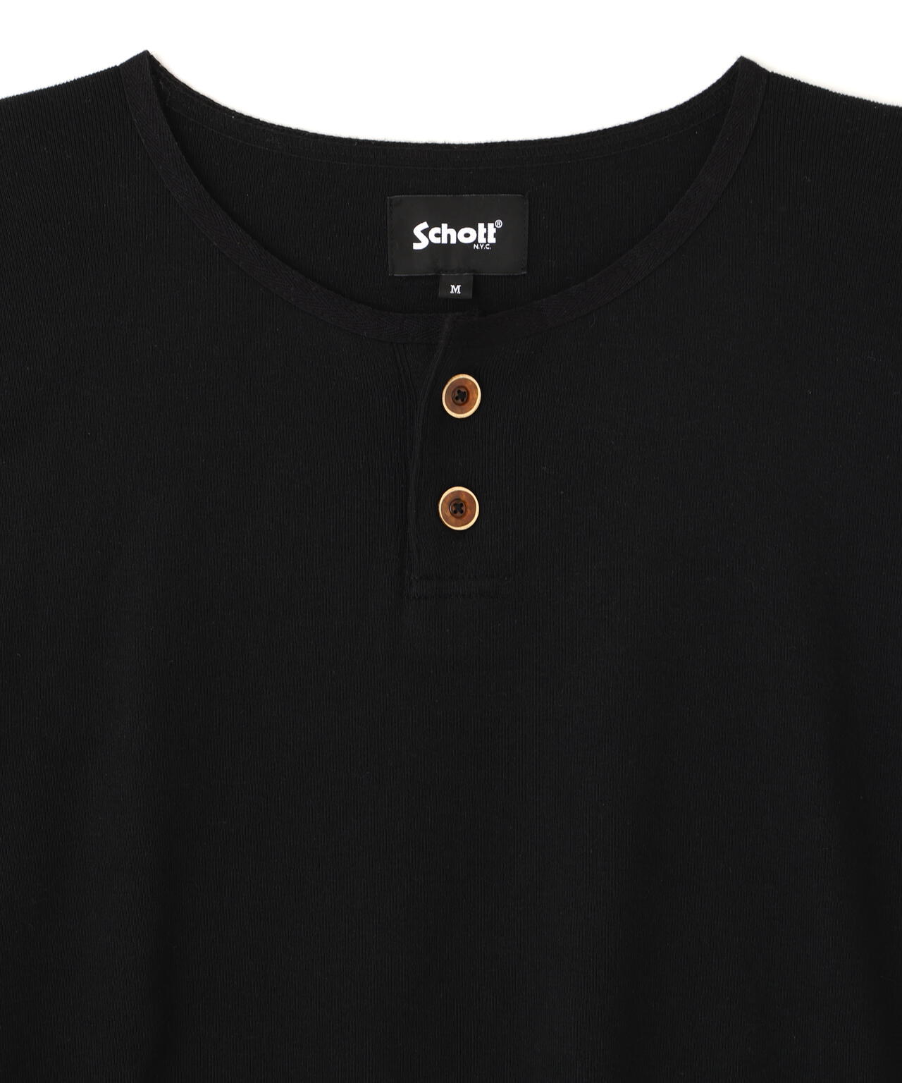 KNITTING HENLEY NECK T-SHIRT/ニッティング ヘンリーネック Tシャツ