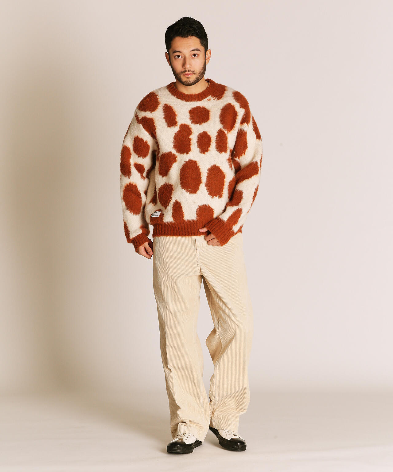 GIRAFFE CREW KNIT/ジラフ クルーニット