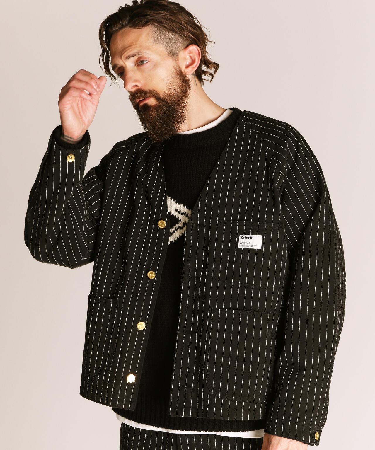STRIPE ENGINEER JACKET/ストライプ エンジニア ジャケット