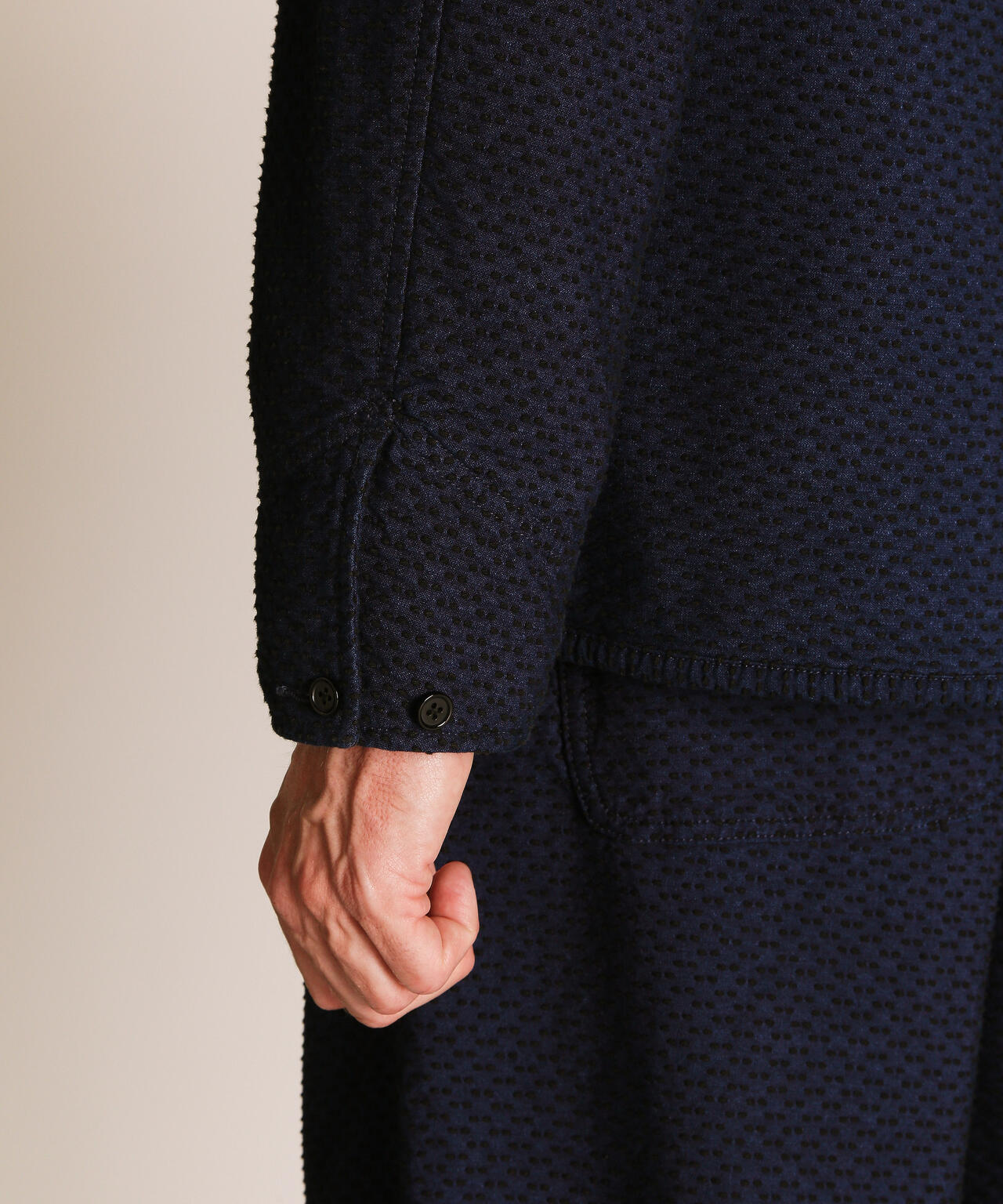 SASHIKO CHINA JACKET/刺子 チャイナ ジャケット