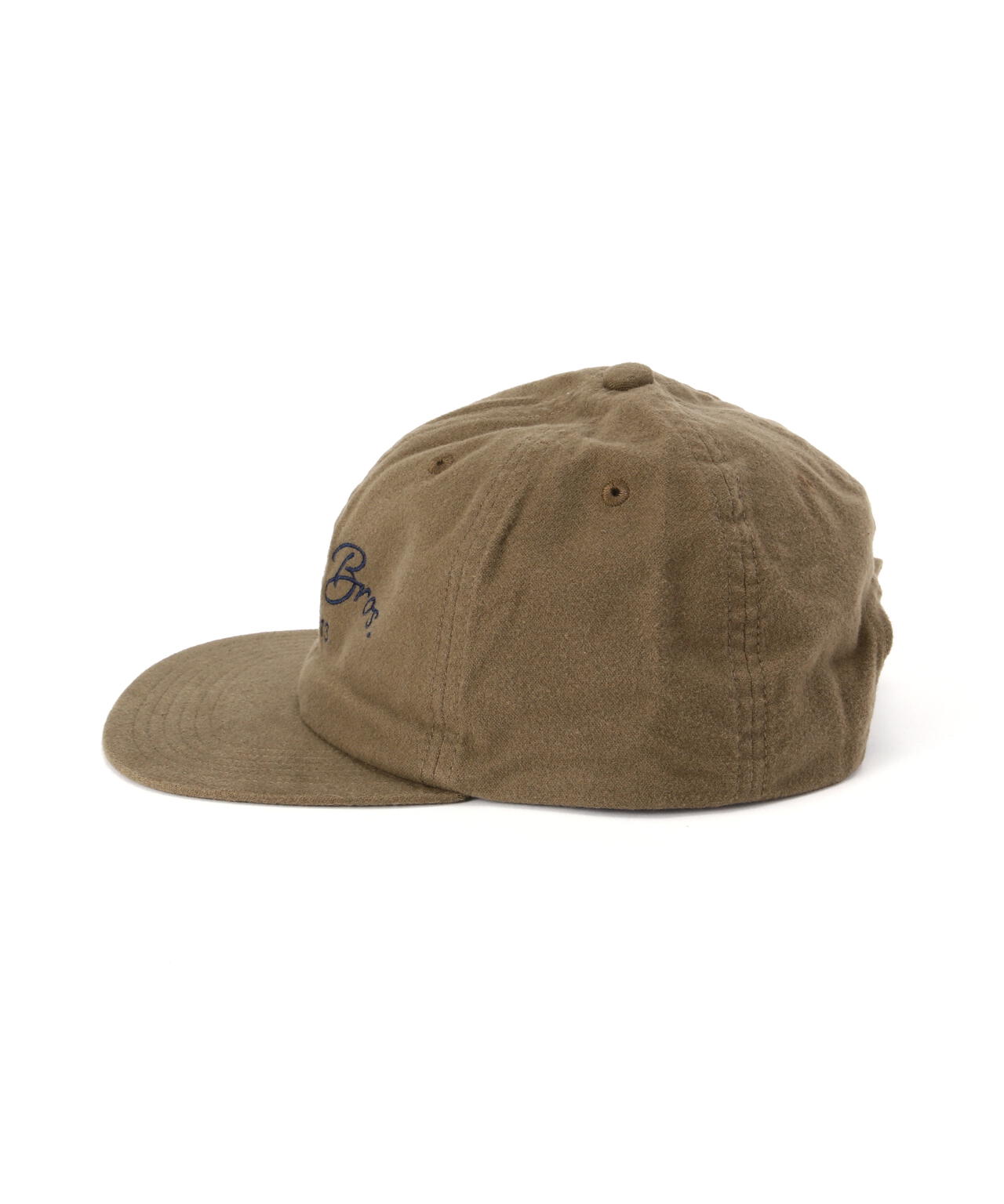 COTTON SUEDE EMB 6P CAP/コットンスウェード 刺繍キャップ