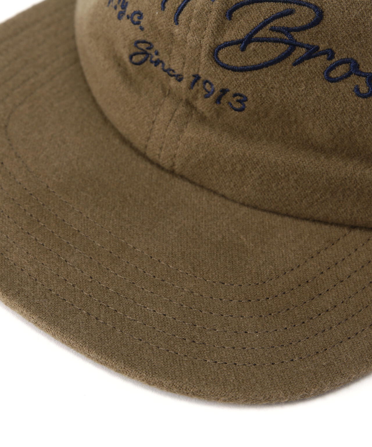 COTTON SUEDE EMB 6P CAP/コットンスウェード 刺繍キャップ