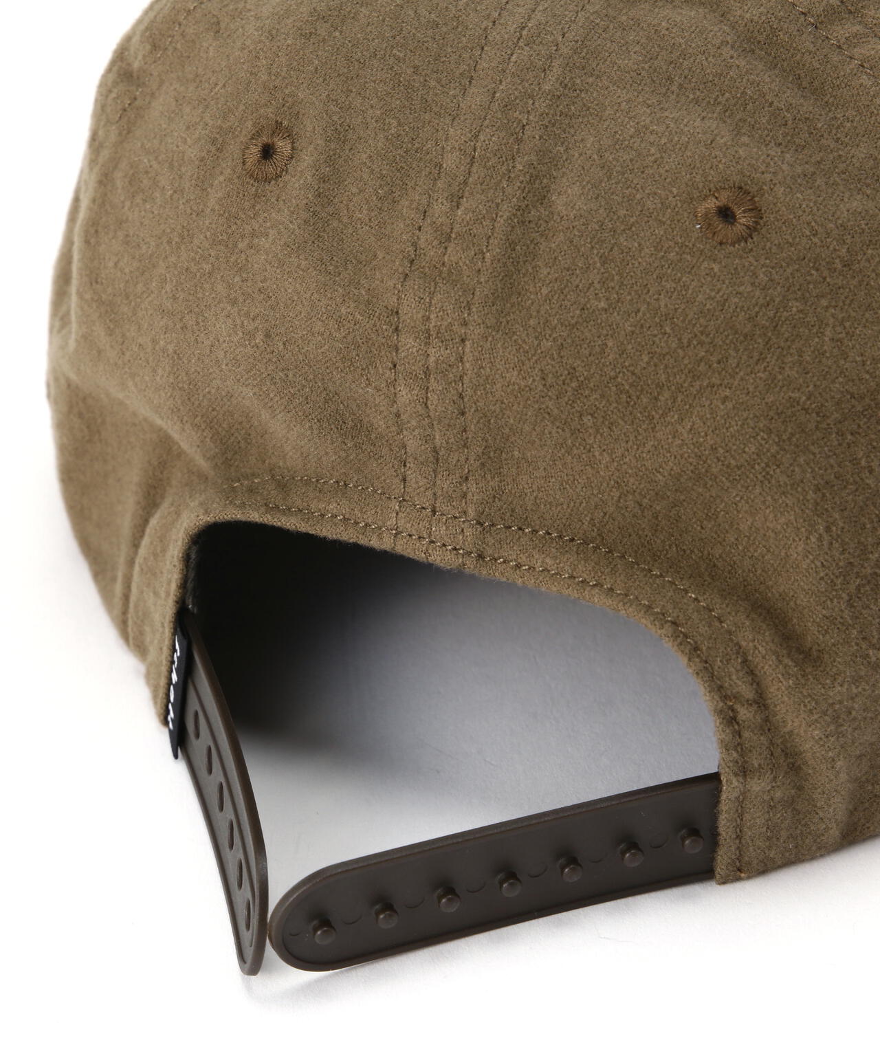 COTTON SUEDE EMB 6P CAP/コットンスウェード 刺繍キャップ