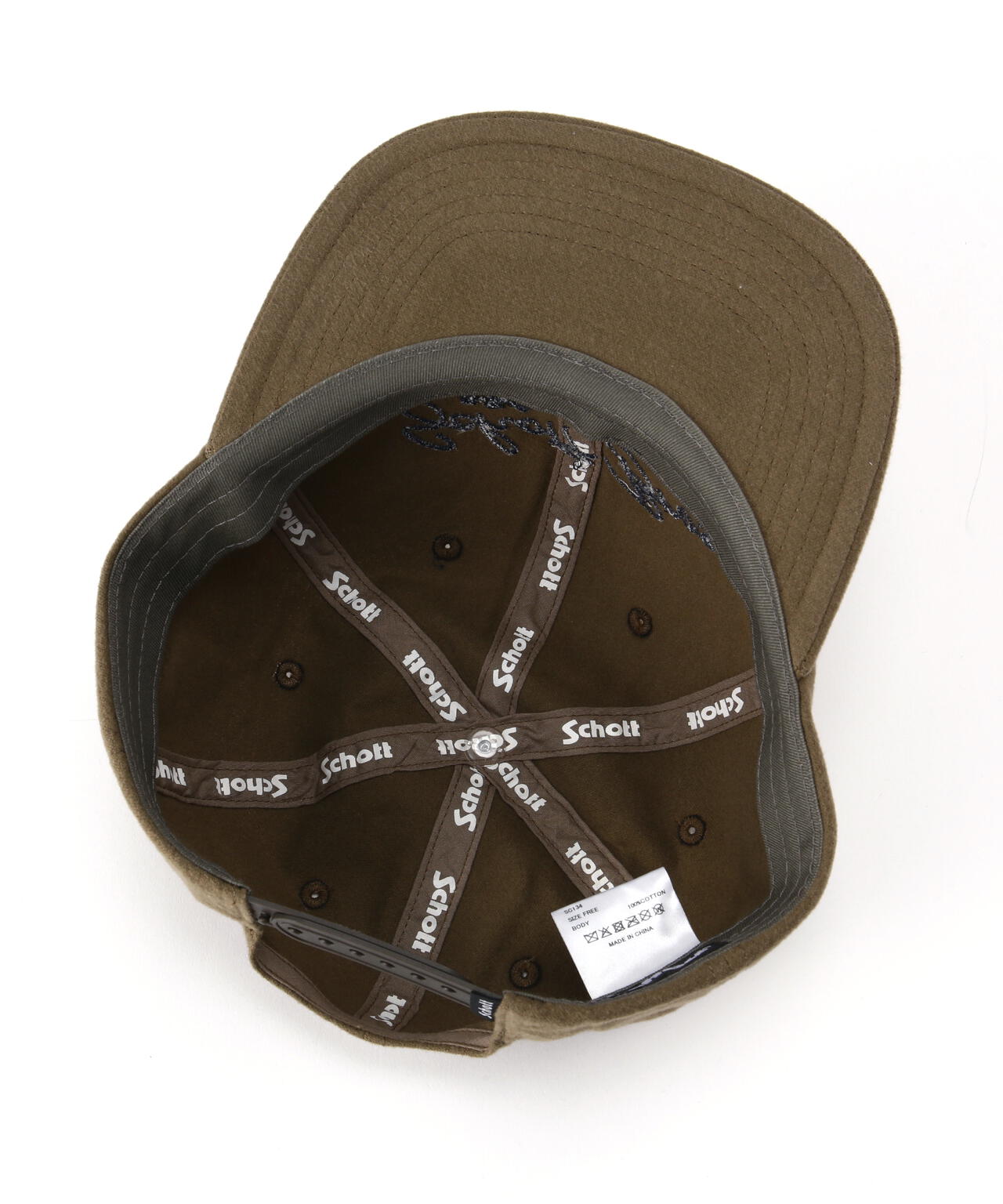 COTTON SUEDE EMB 6P CAP/コットンスウェード 刺繍キャップ