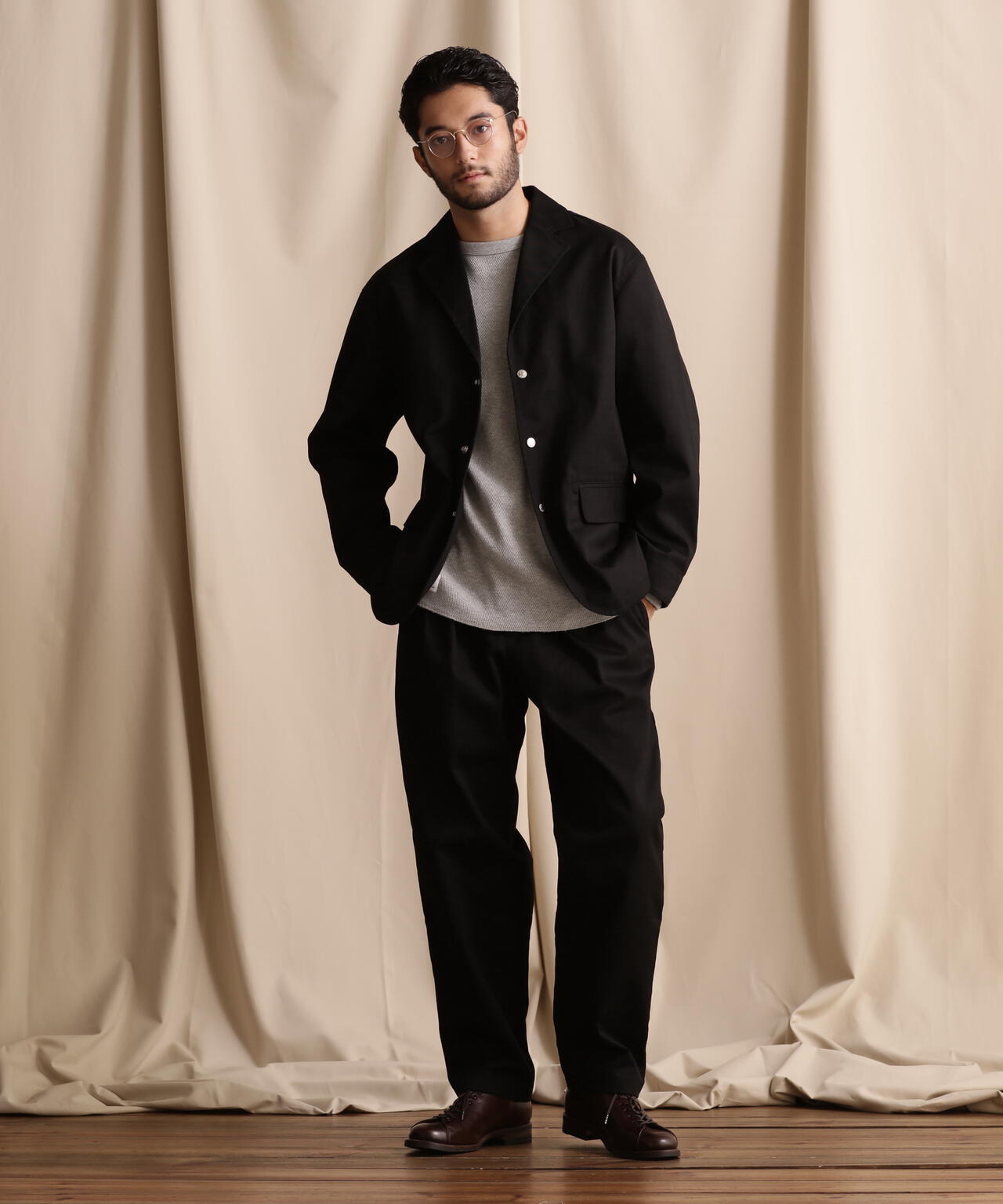 TC DOUBLE PLEATED WIDE PANTS/2タック パンツ