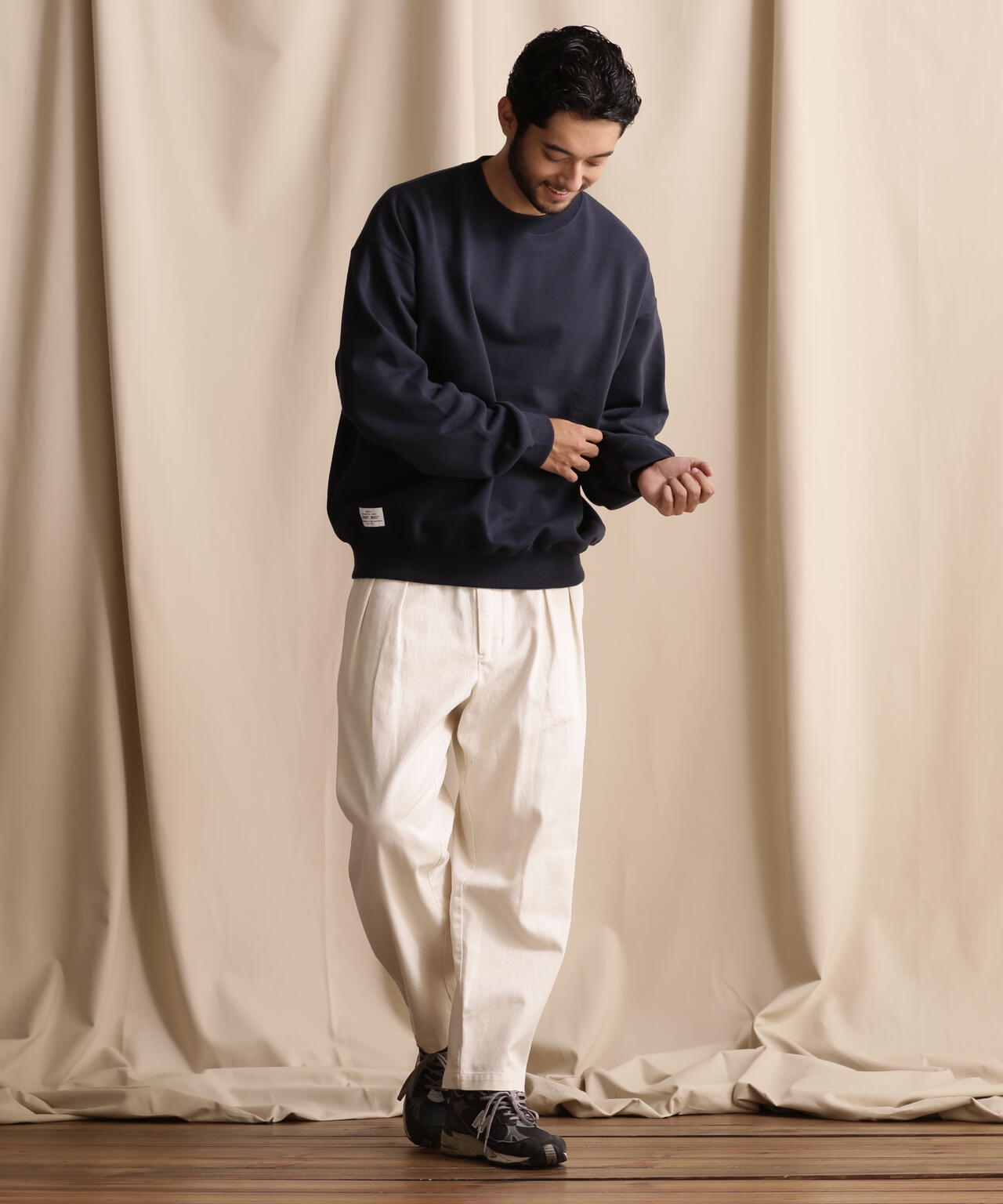 TC DOUBLE PLEATED WIDE PANTS/2タック パンツ
