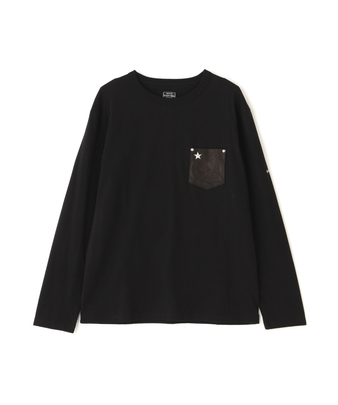 LEATHER POCKET LS TEE/レザーポケット ロングスリーブ Tシャツ
