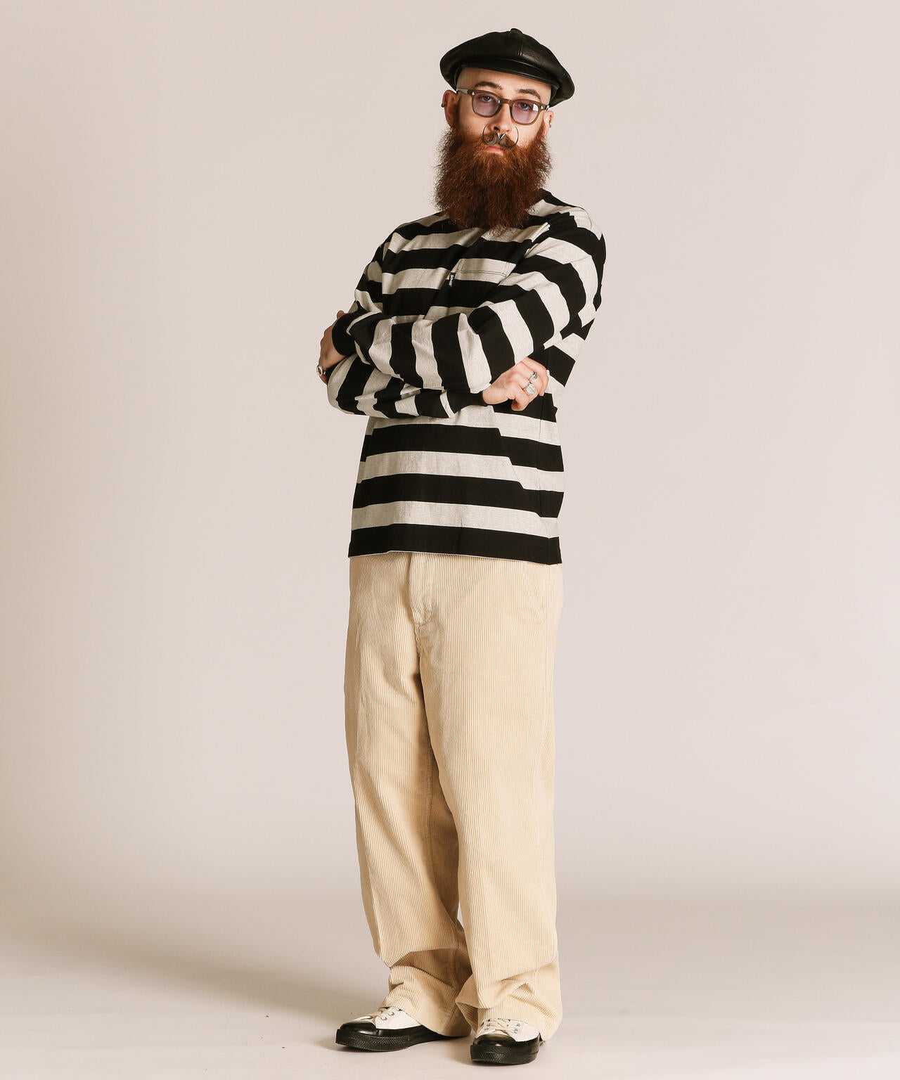 WIDE BORDER L/S T-SHIRT/ワイドボーダー ロンT