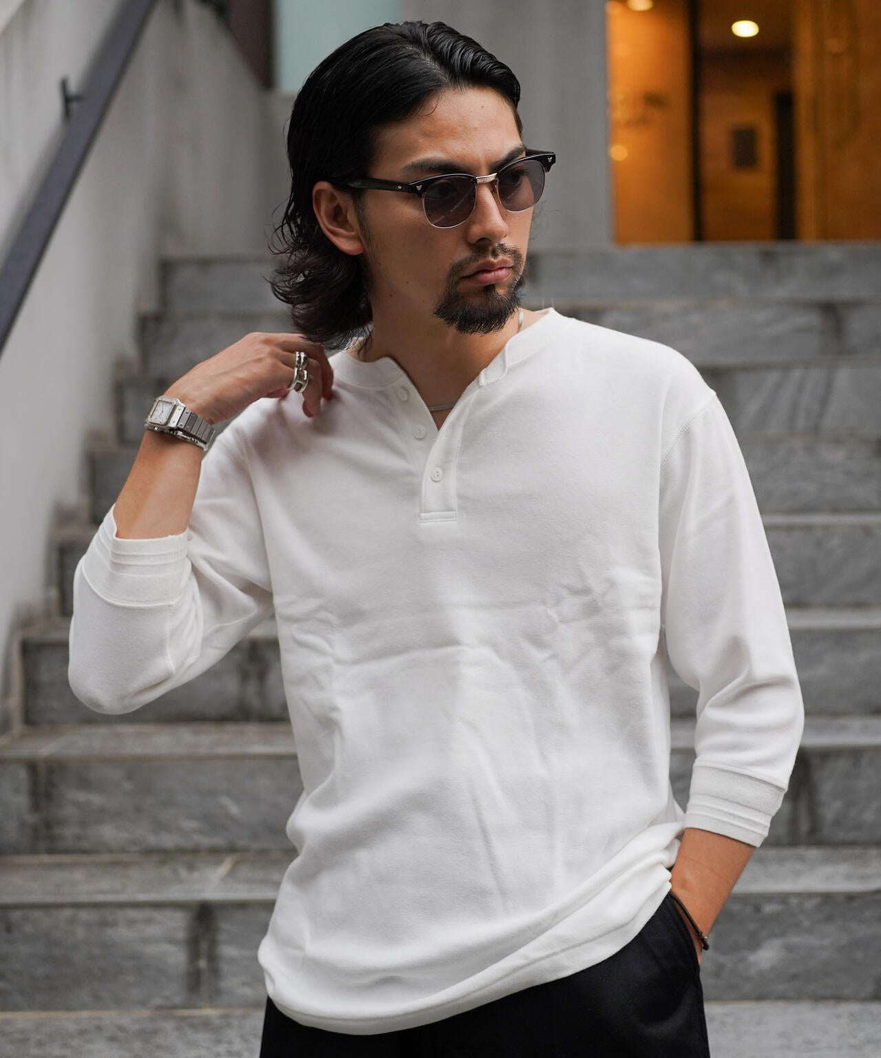 HALF SLEEVE HENRY NECK PACK T-SHIRT