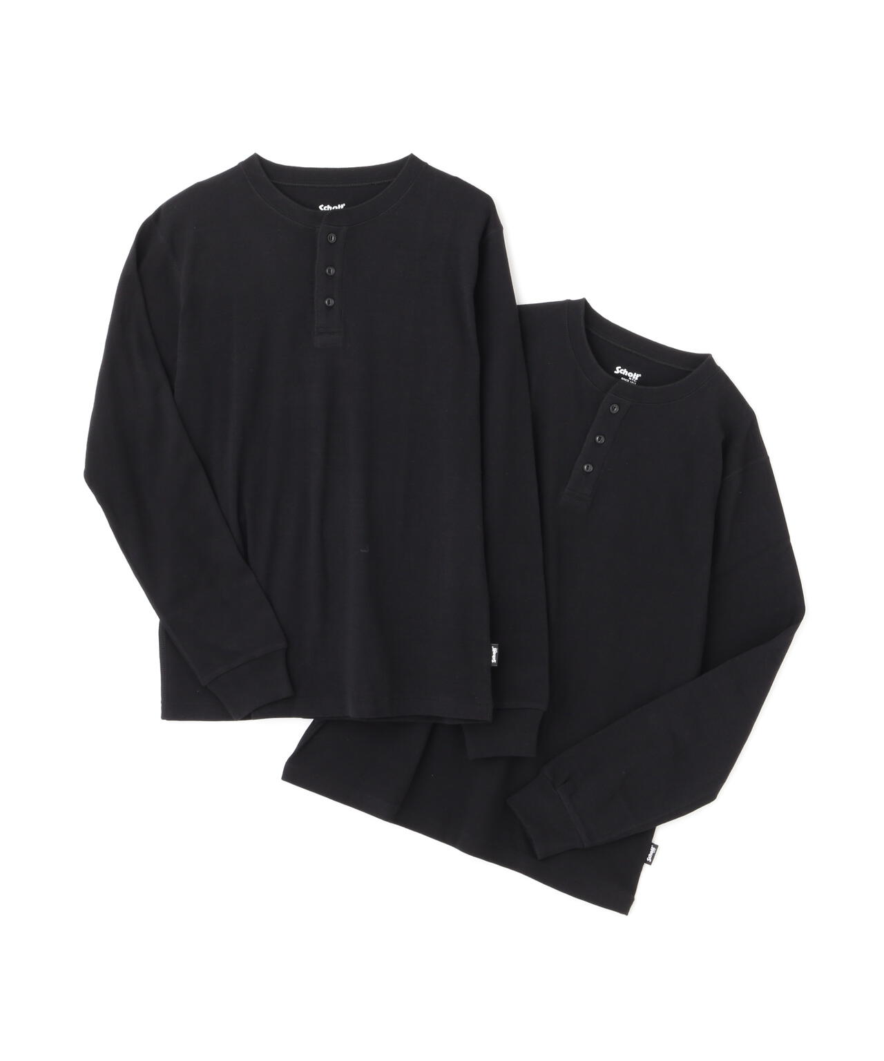 2PACK LS HENLEY NECK T-SHIRT/2パック ヘンリーネック ロンT