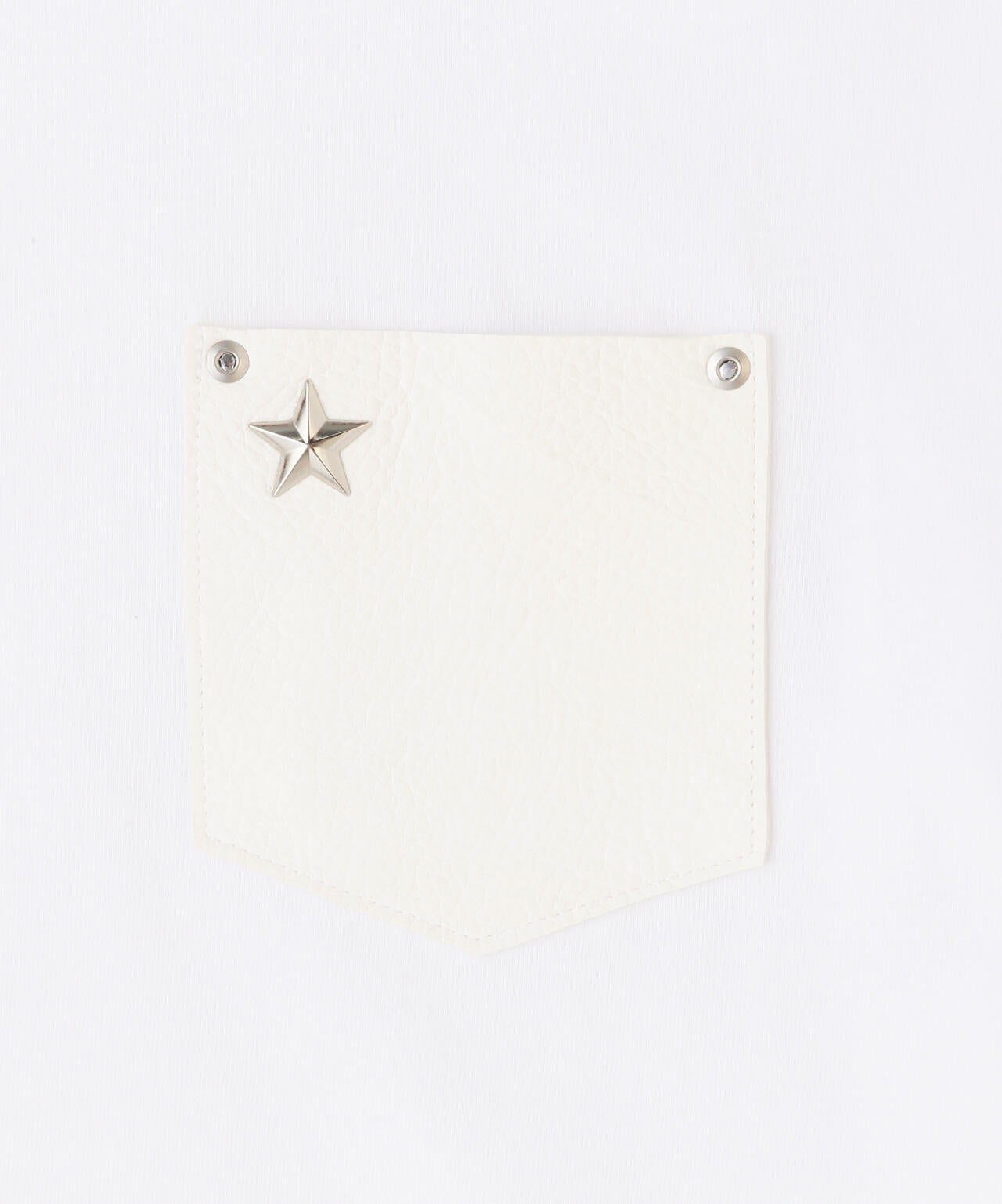 ONESTAR LEATHER POCKET T-SHIRT/ワンスターレザーポケット Tシャツ