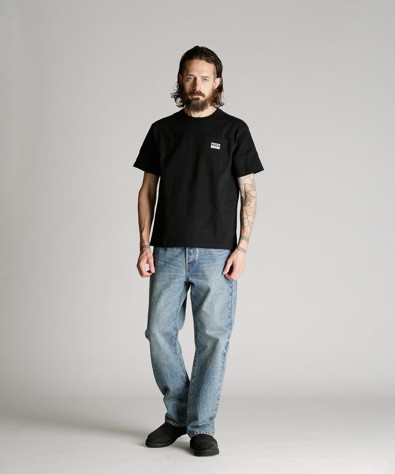 WORK LABEL POCKET T-SHIRT/ワークラベル ポケットTシャツ