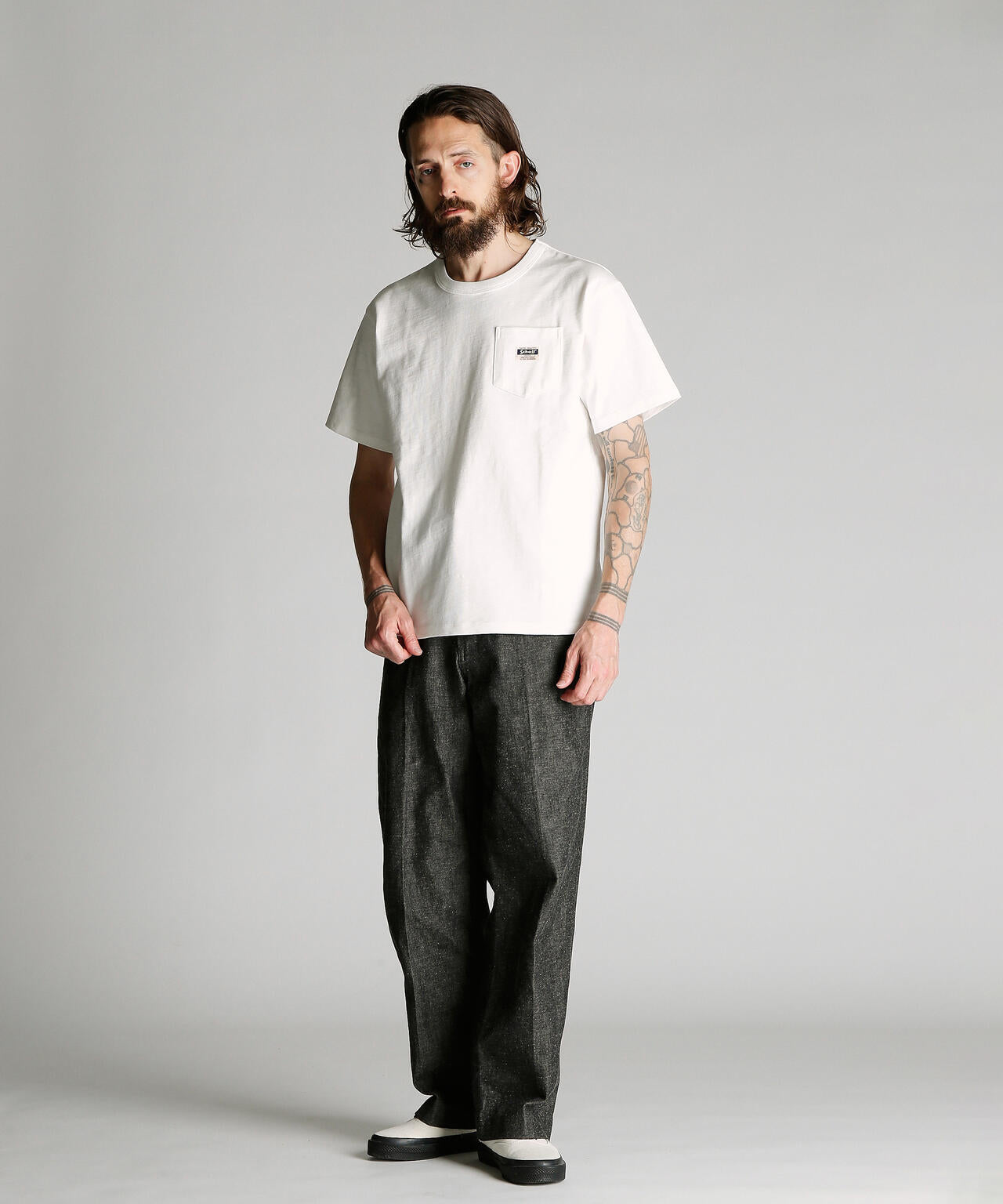 WORK LABEL POCKET T-SHIRT/ワークラベル ポケットTシャツ