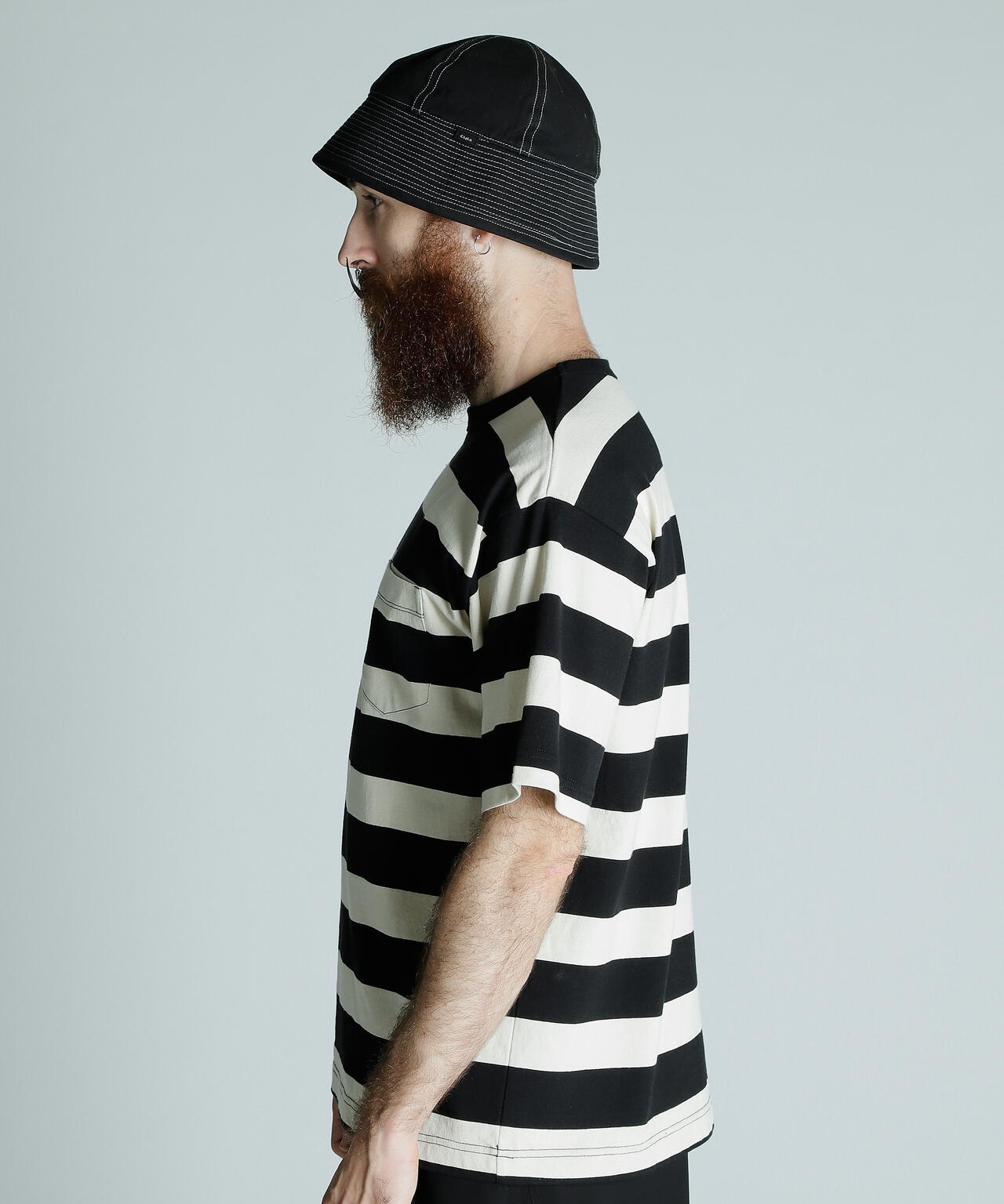 WIDE BORDER POCKET T-SHIRT/ワイドボーダーポケットTシャツ