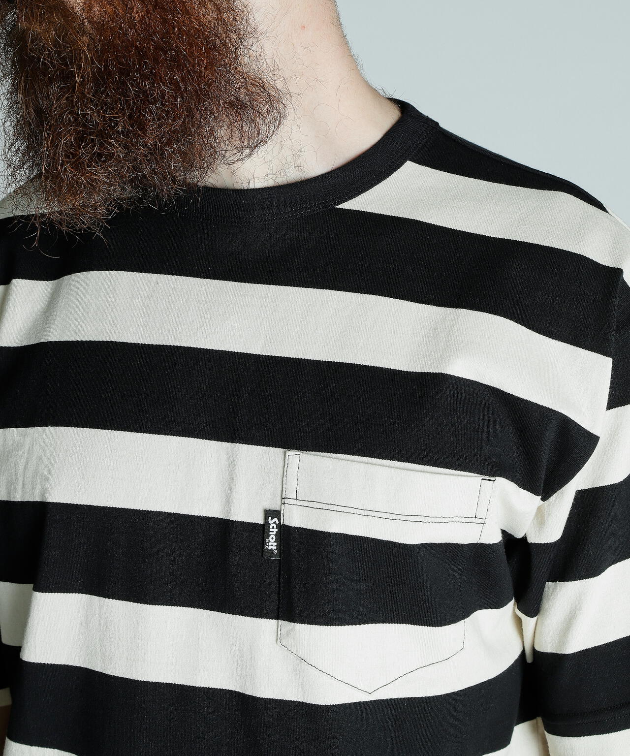 WIDE BORDER POCKET T-SHIRT/ワイドボーダーポケットTシャツ