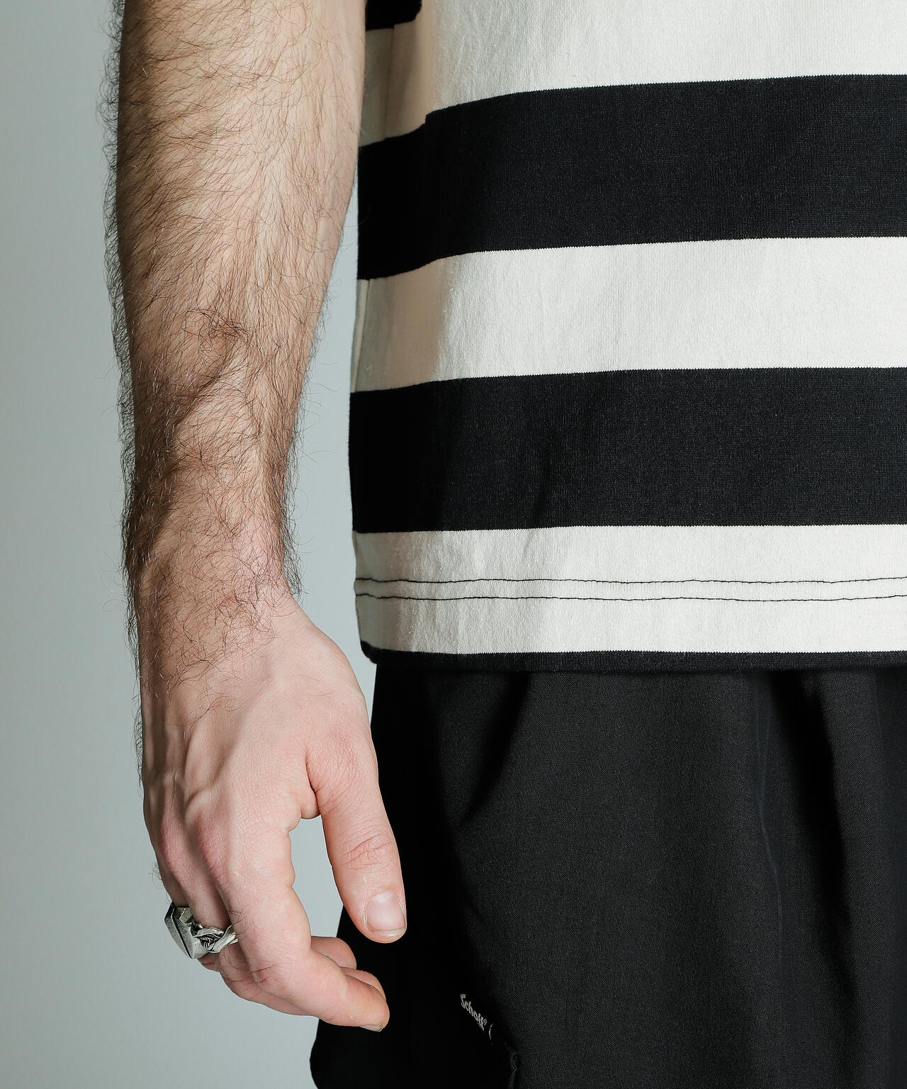 WIDE BORDER POCKET T-SHIRT/ワイドボーダーポケットTシャツ