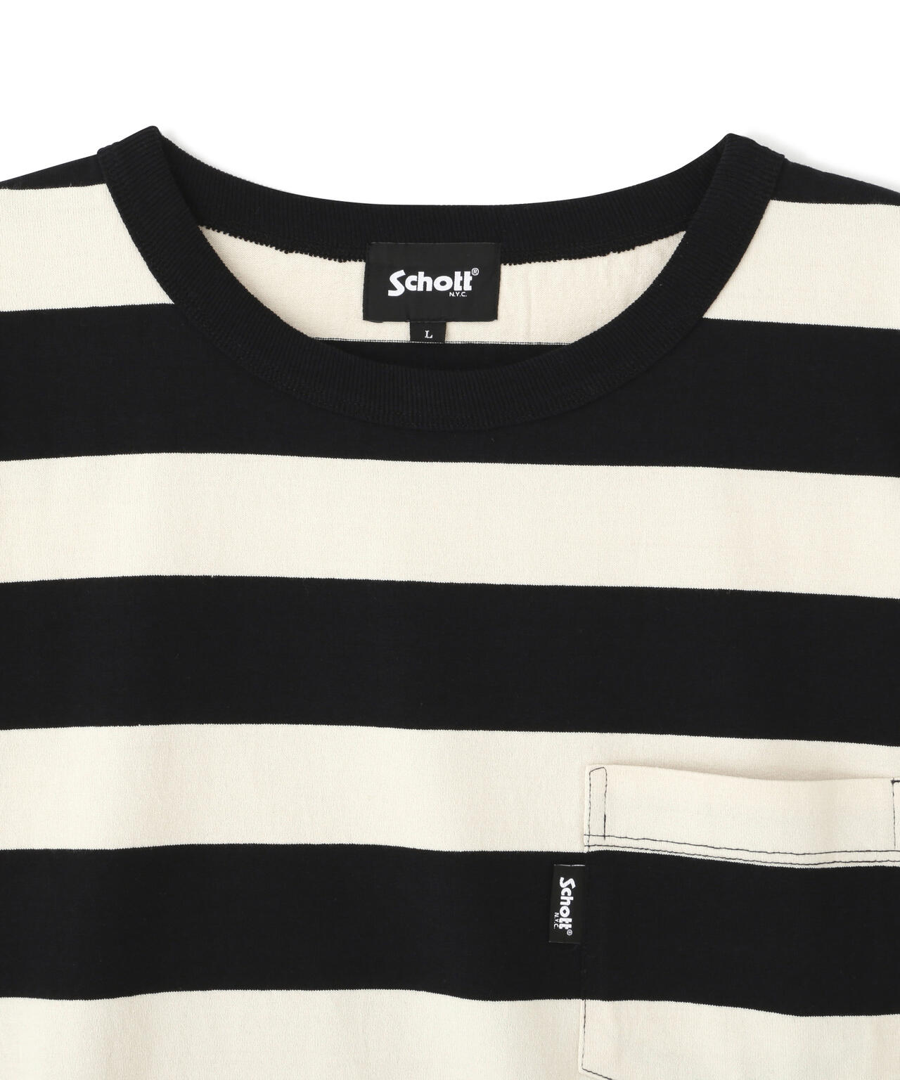 WIDE BORDER POCKET T-SHIRT/ワイドボーダーポケットTシャツ