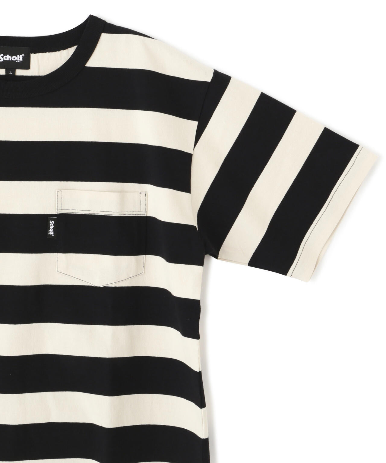 WIDE BORDER POCKET T-SHIRT/ワイドボーダーポケットTシャツ