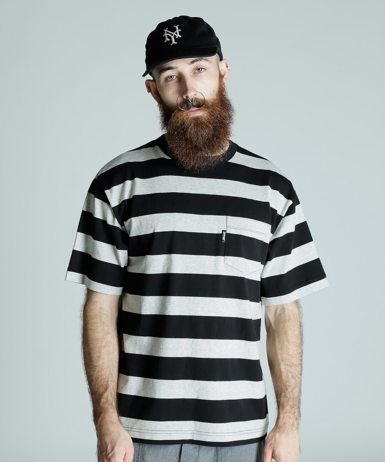 WIDE BORDER POCKET T-SHIRT/ワイドボーダーポケットTシャツ