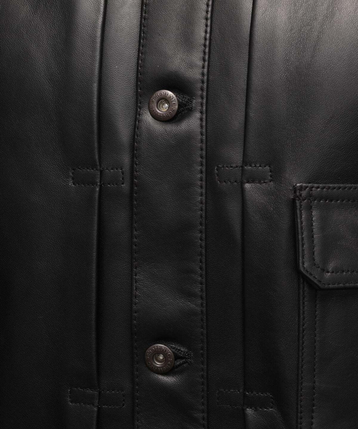 SHEEP LEATHER 1st TRACKER JACKET/シープレザー トラッカージャケット
