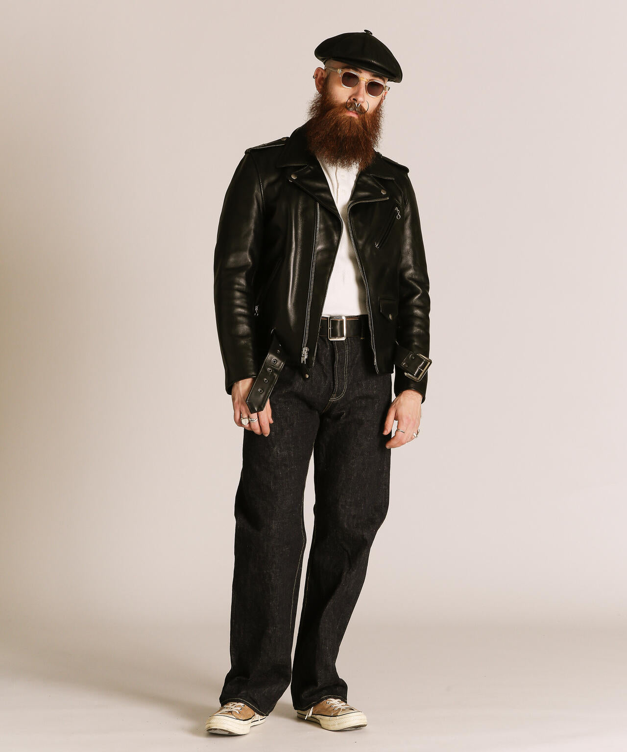 613UST ONESTAR TALL/ワンスター トール ライダース レザージャケット