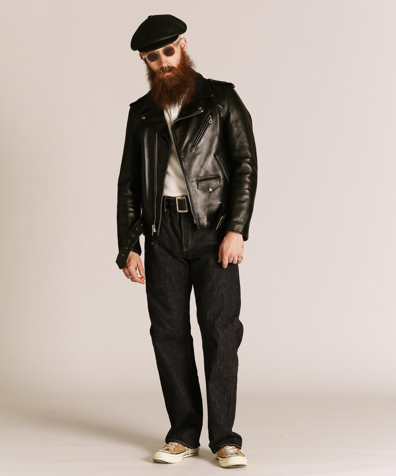 613UST ONESTAR TALL/ワンスター トール ライダース レザージャケット