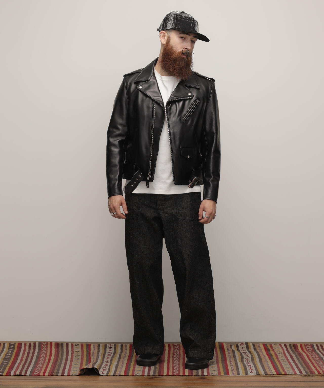 613UST ONESTAR TALL/ワンスター トール ライダース レザージャケット