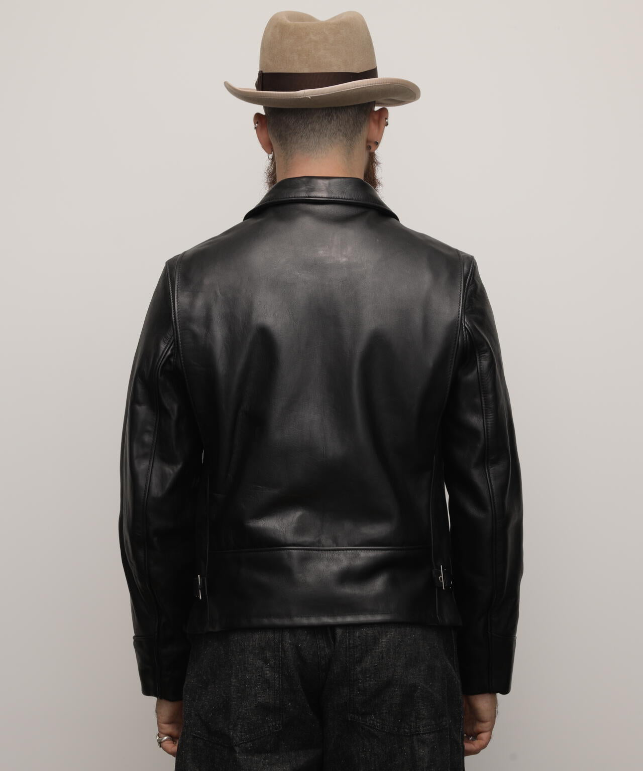 103US TRUCKER JACKET/レザートラッカー ジャケット