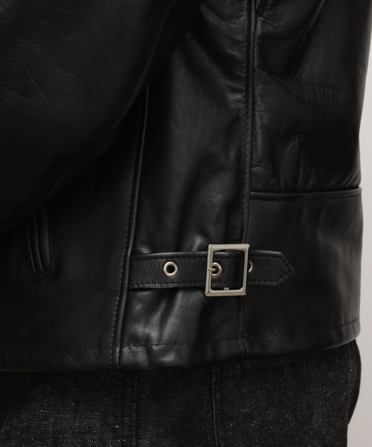 103US TRUCKER JACKET/レザートラッカー ジャケット