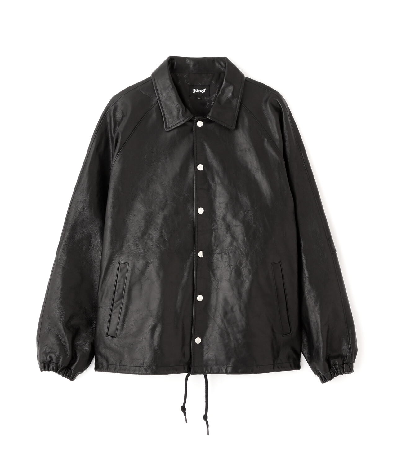 LEATHER COACH JACKET/レザーコーチジャケット