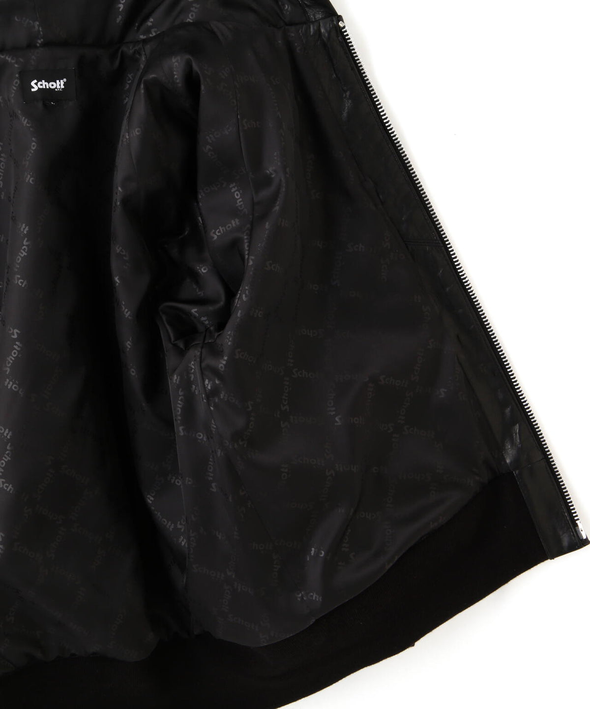 LEATHER HOOED JACKET/レザー フーデッドジャケット