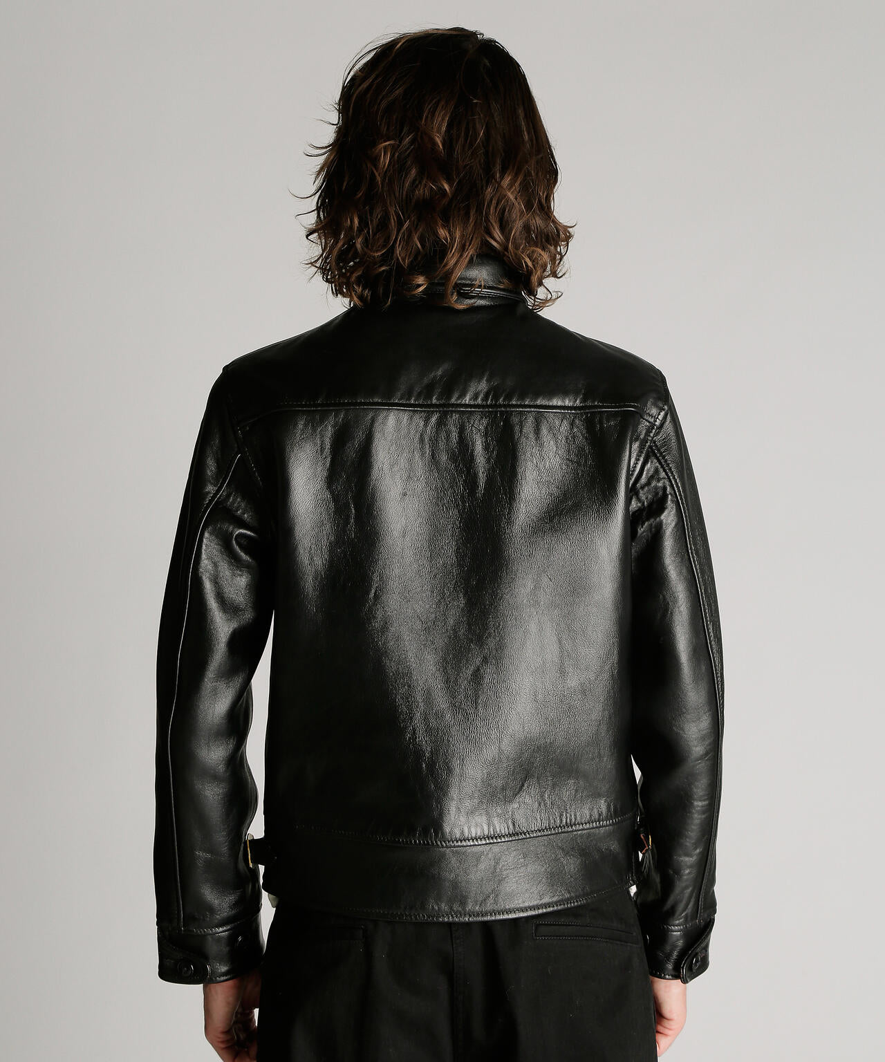 230US COSSACK JACKET/レザー コサックジャケット