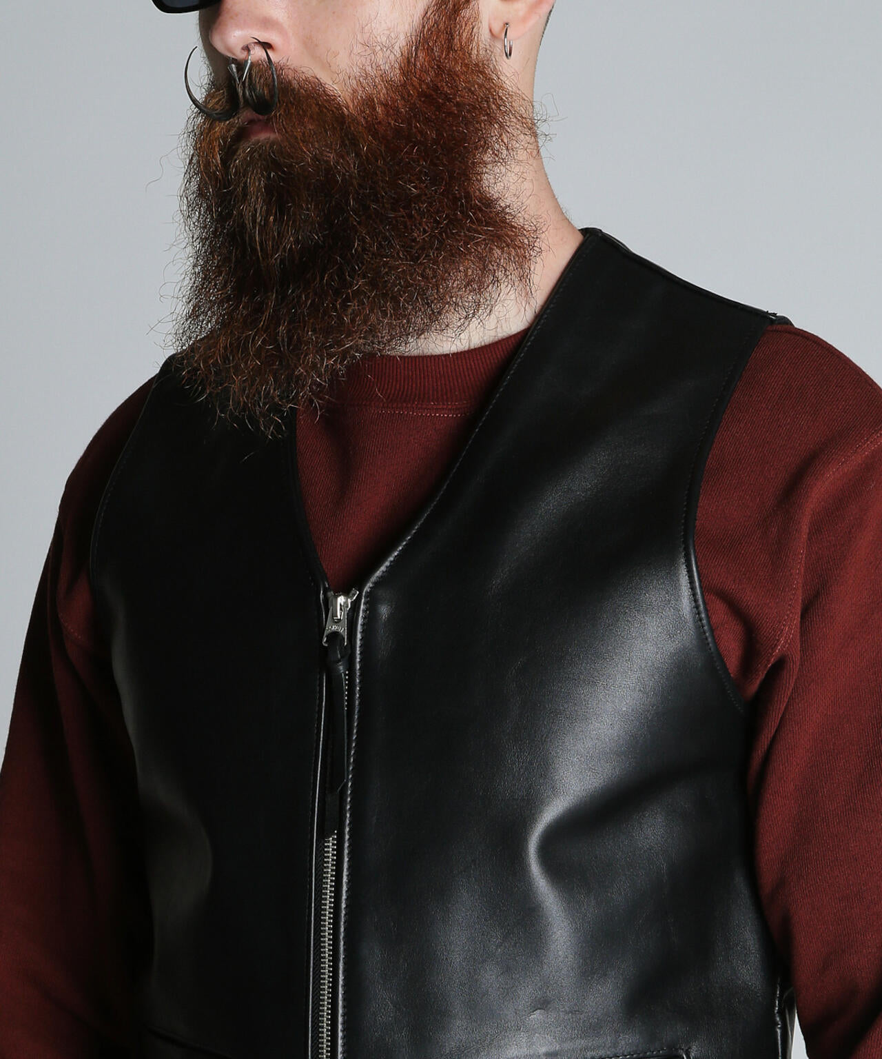 193V LEATHER VEST/レザーベスト