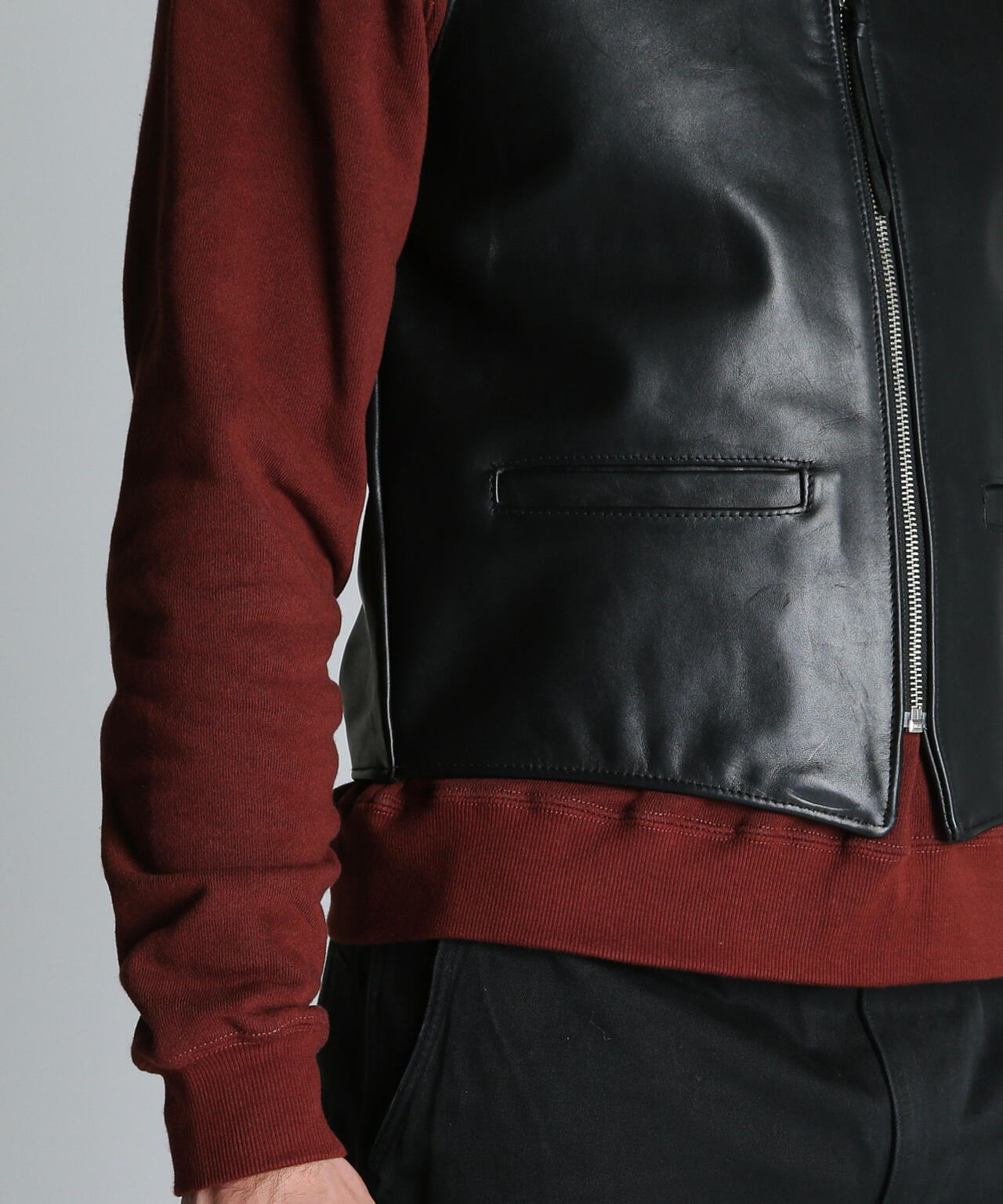 193V LEATHER VEST/レザーベスト