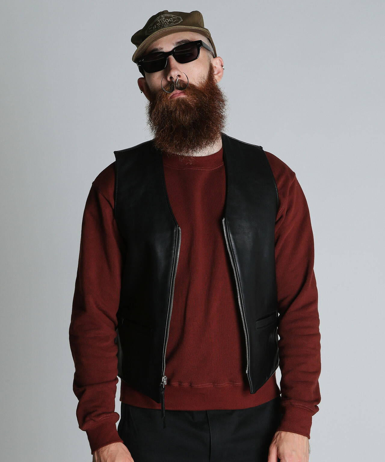 193V LEATHER VEST/レザーベスト