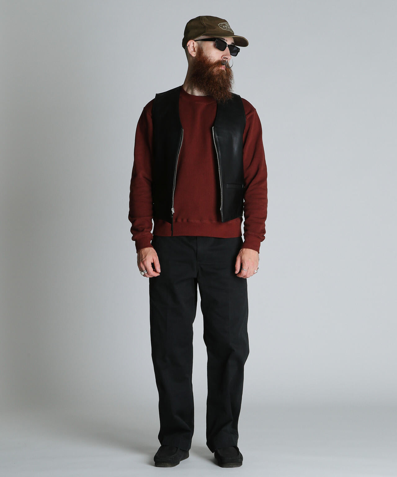 193V LEATHER VEST/レザーベスト