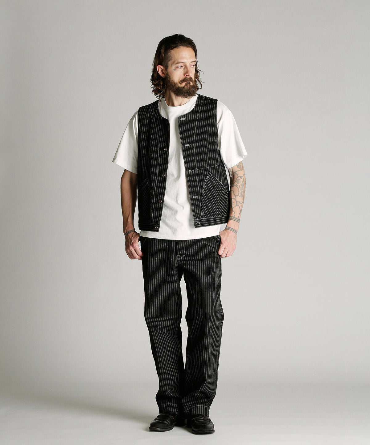 OLD HICKORY DENIM VEST/オールドヒッコリーデニムベスト