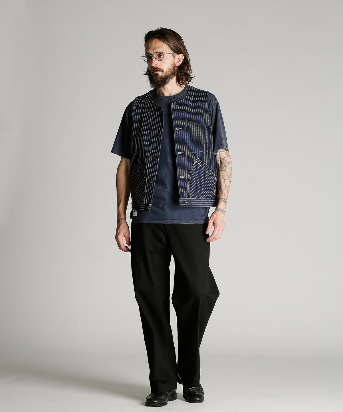 OLD HICKORY DENIM VEST/オールドヒッコリーデニムベスト