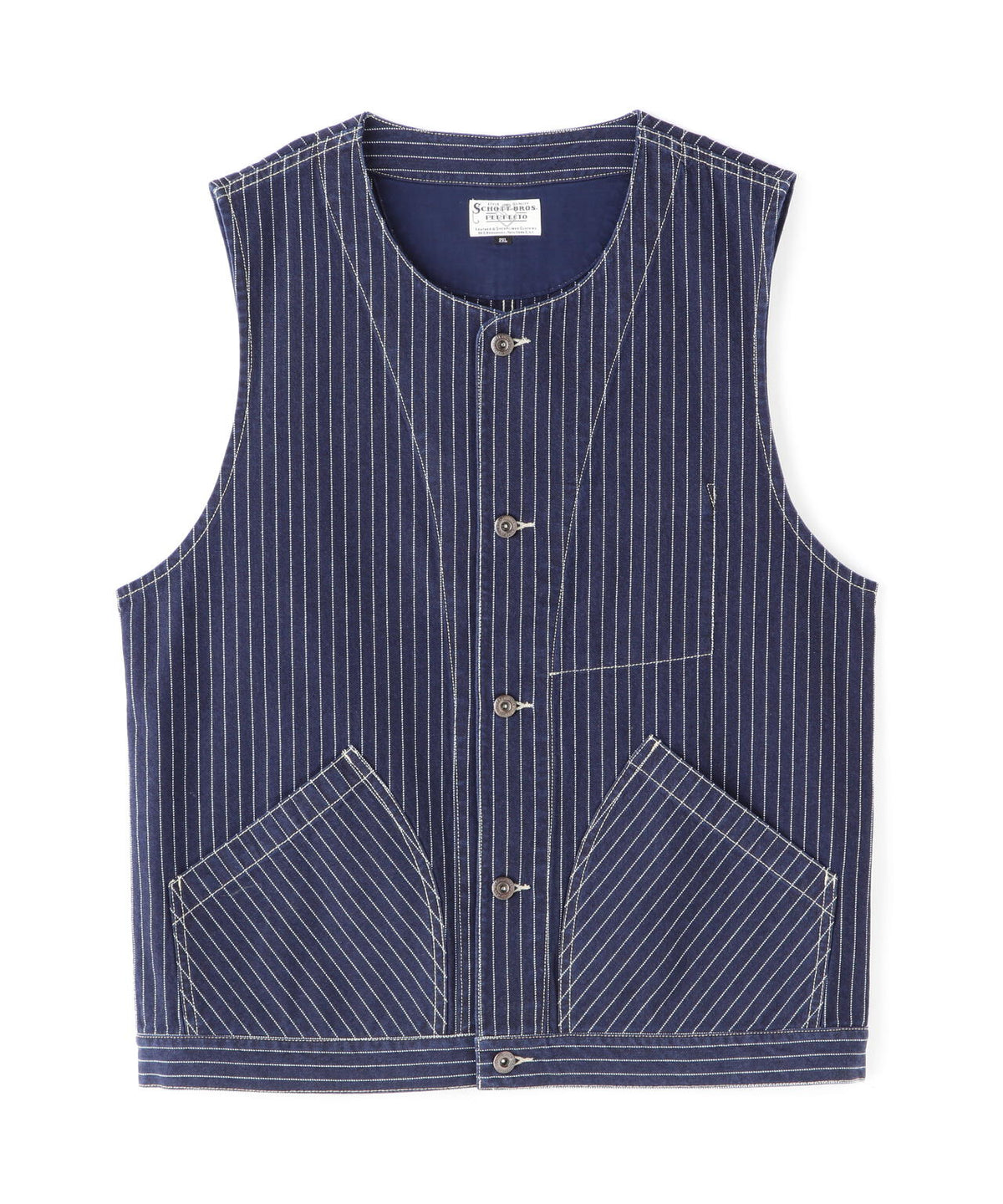 OLD HICKORY DENIM VEST/オールドヒッコリーデニムベスト